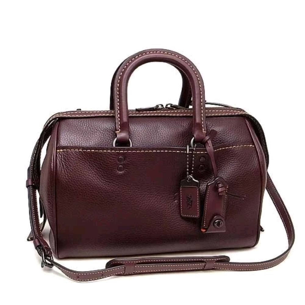 Coach Rogue Satchel Oxblood